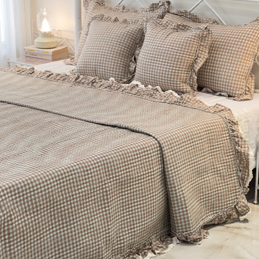 cotton bedcover for double bed