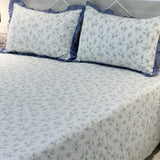 cotton pillow covers with lace frills