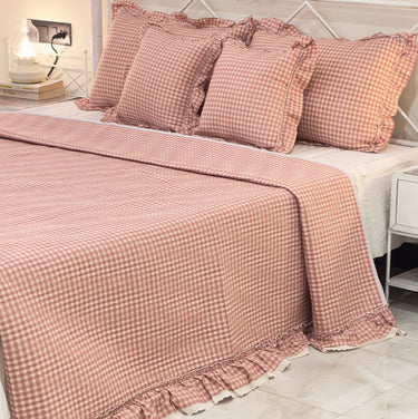 cotton bedcover for double bed