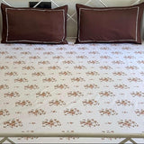400TC cotton bedsheet king size