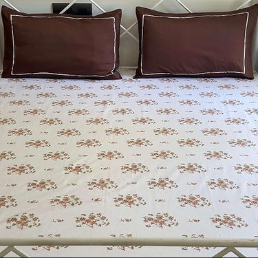 400TC cotton bedsheet king size