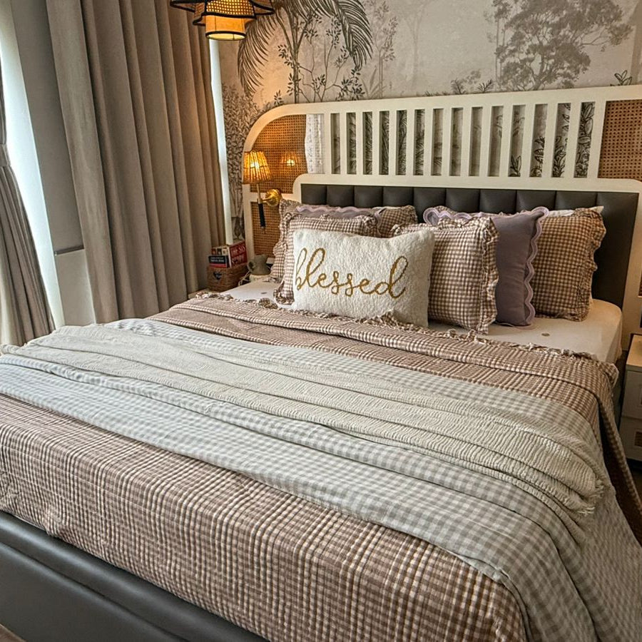 picnic cottage bedcover photo by customer