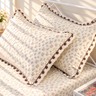Almond Blossom Custard King Size ButterBrushed Fibre Bedsheet | side view
