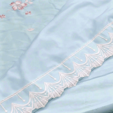 embroidered comforter for bedroom