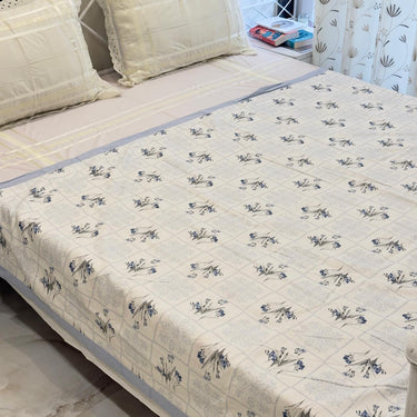 floral cotton dohar for double bed

