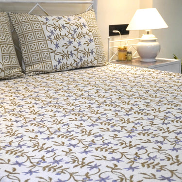 hand block print bedsheet king size