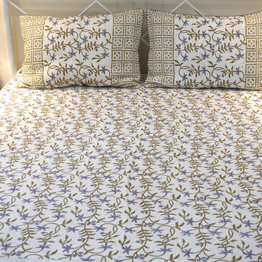hand block print bedsheet king size