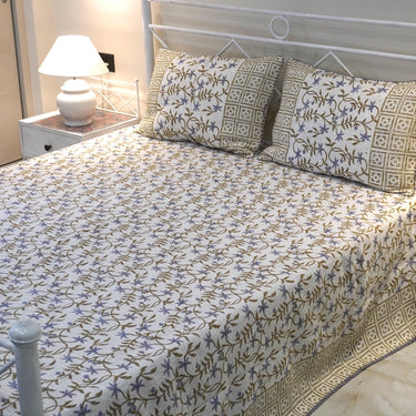 hand block print bedsheet king size