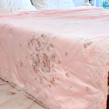 embroidered comforter for bedroom