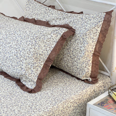 Brown Mauve Floral