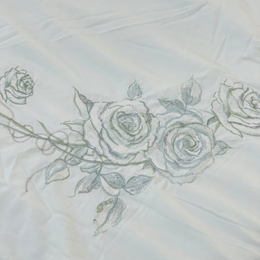 embroidered comforter for bedroom