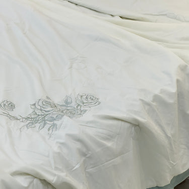 embroidered comforter for bedroom