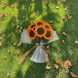 Handmade Crochet Sunflower (Set of 6) | Handcrafted Home Décor Flower Creative view.
