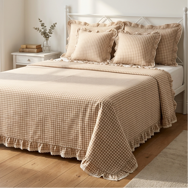 400TC cotton bedsheet king size