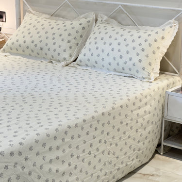 hand block print bedsheet king size