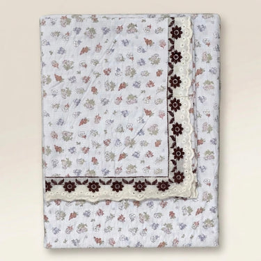 Lavendar crumble Custard King Size ButterBrushed Fibre Bedsheet | front view