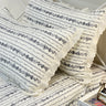 floral embroidered bedsheet set with pillow covers