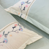Mint Mist Muffin King Size ButterBrushed Fibre Bedsheet | focus view