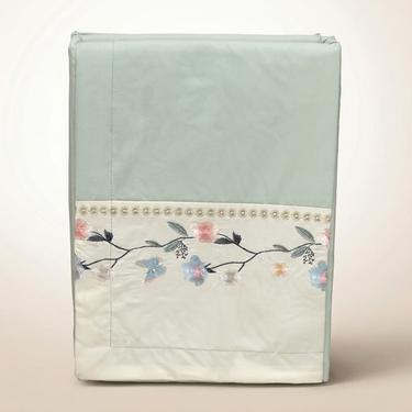 Mint Mist Muffin King Size ButterBrushed Fibre Bedsheet | front shot view-28e9-48a6-987c-c07579bcf93b