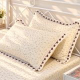 Peach Crumble Custard King Size ButterBrushed Fibre Bedsheet | side view