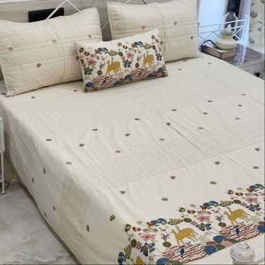 quilted cotton bedcover