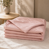 Strawberry Soufflé Lightweight Cooling Silk Comforter for Hot Sleepers | front view