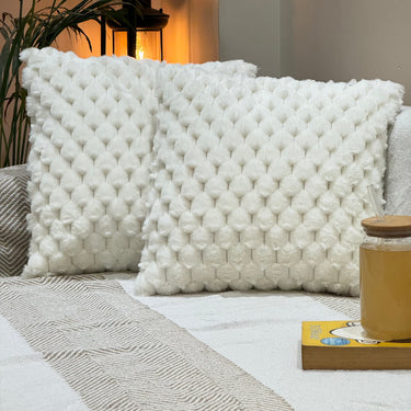 cotton pillow covers with lace frills